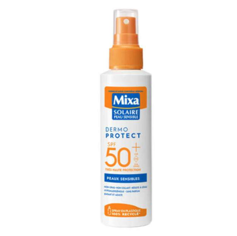 Spray solaire peau sensible Dermo Protect SPF30 150ml - MIXA