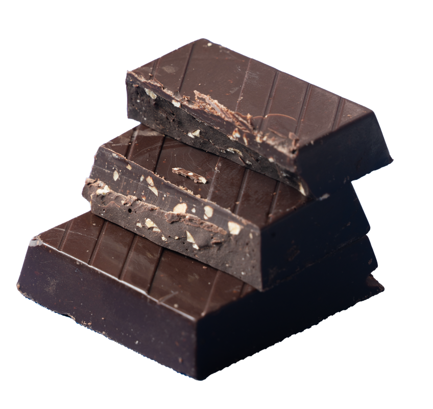100 g chocolat noir sans sucre