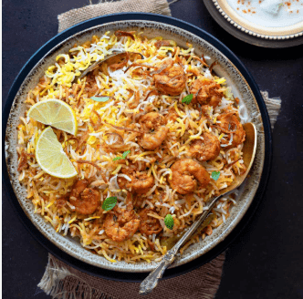 Prawn Dum Biryani