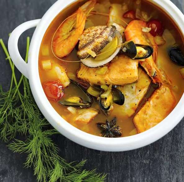 Bouillabaisse de Poissons de Roche