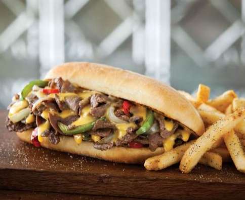 Philly Cheesesteak Beef Sandwich