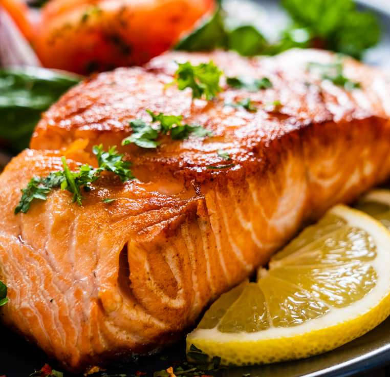 grilled salmon